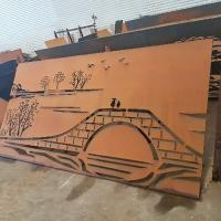 Façade Polida Corten de aço de corte a laser painéis de interior moderno espessura personalizada