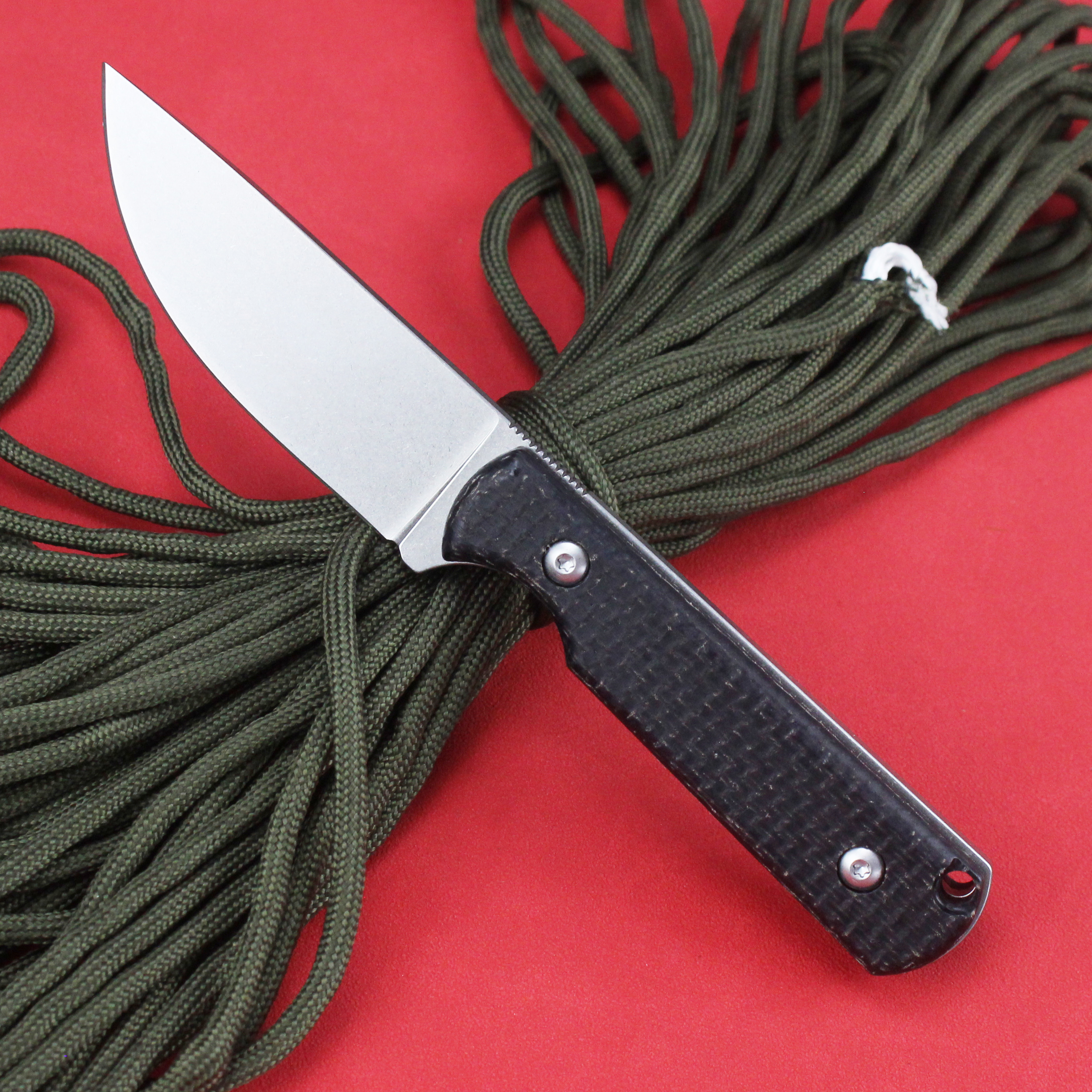 GT0172  Linen Handle  Fixed Blade Knife Outdoor Knife Tactical Knives