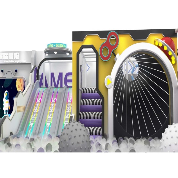 Galvanized Steel Frame Private Indoor Playground Home Villa Kids Soft Play Recreation Center