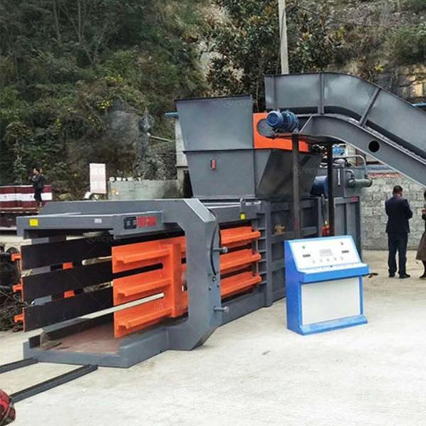 Waste Carton Bale Press Machine 400-500kg/M3 Metal Scrap Baler