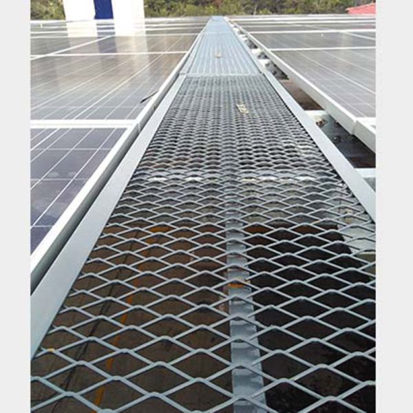 Raised Galvanized Sheet Steel Expanded Mesh Grating For Walkway Or Pedal