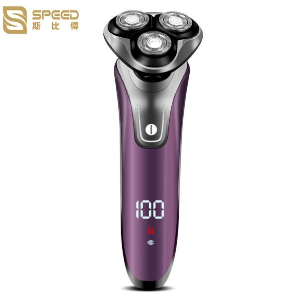 Светодиодный дисплей 5100S борода электрическая бритва красочная водонепроницаемая IPX5