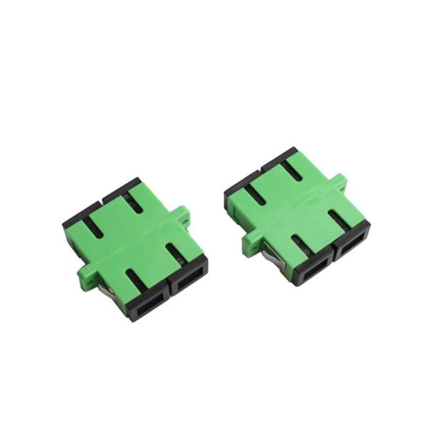 Singlemode Duplex Fiber Optic Adapter SC APC Fiber Coupler Green Midcoupler