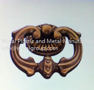Ancient red pull ring handle for cabinet,L66mm*W66mm,rust proof,durable,OEM size & finish.