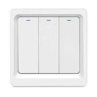 Telecontrole do interruptor da luz de Wifi do grupo do App 3 da UE Tuya com Google Alexa