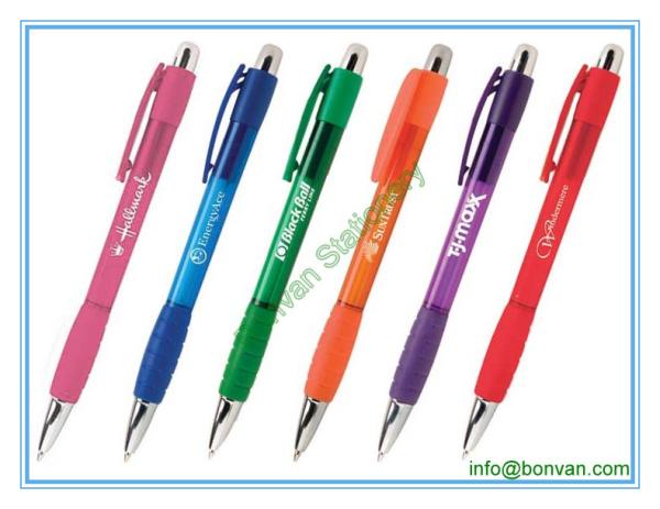 valued added logo brand promotional pens, branded plastic pen