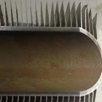 Surco de DELLOK que refresca el tipo tubo de G de aleta de acero inoxidable de la precisión helicoidal