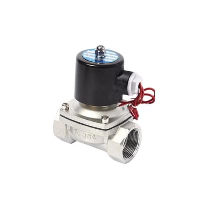 1/4 de polegada NPT aço inoxidável válvula de solenoide elétrico Full Bore para solicitação personalizada