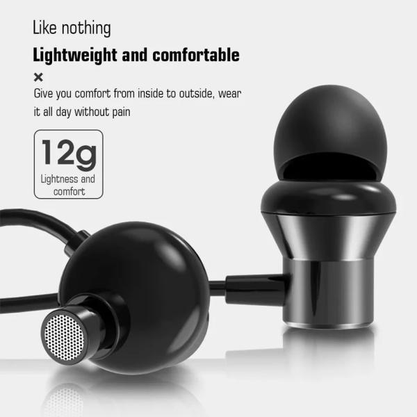 Lenovo HF130 Wired Bluetooth Earbuds 25g Noise Cancelling Wired Earphones