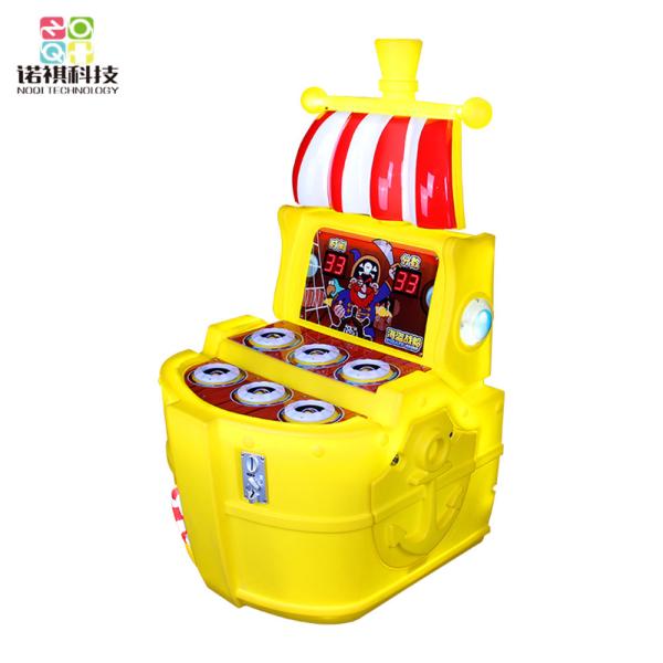 Plastic housing Crazy Frog Hammer Hitting Game Machine for kids and 2 Players