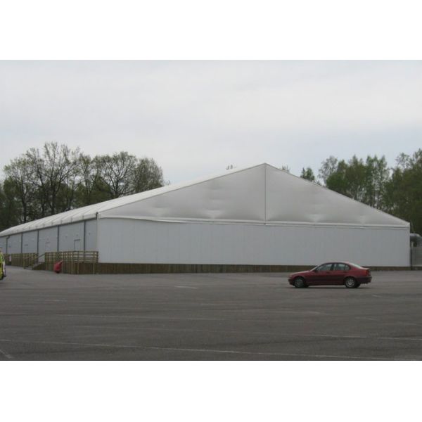 Aluminum Big White PVC Canopy 50m Temporary Warehouse Tent