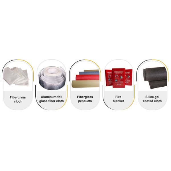 BS EN 1869 Heat Insulation 100% Fiberglass Safety Fire Blanket For Gas Station