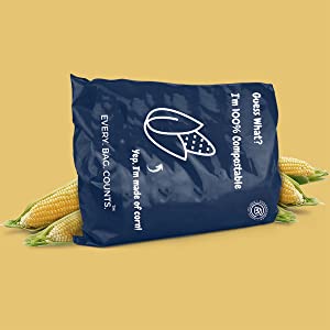 Corn starch Eco Bio Plant based PLA+PBAT Mailing Bag Waterproof Clothing Pouch Compostable Self-Seal Eco Express Bag