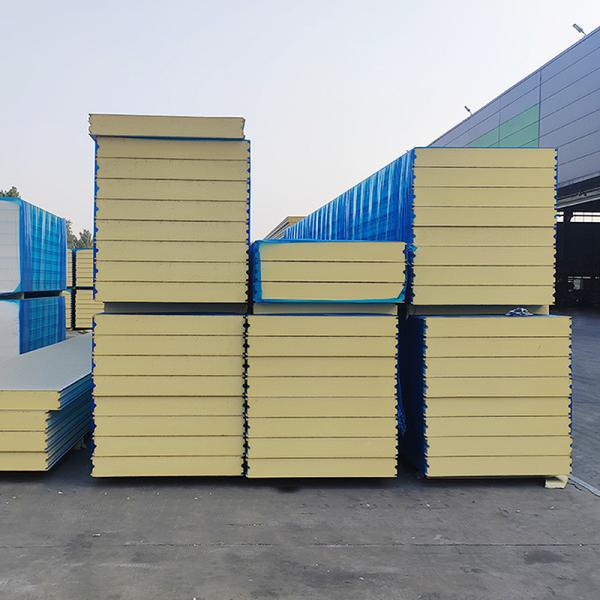 50mm-250mm PU Sandwich Wall Panel For Clean Room / Cold Room