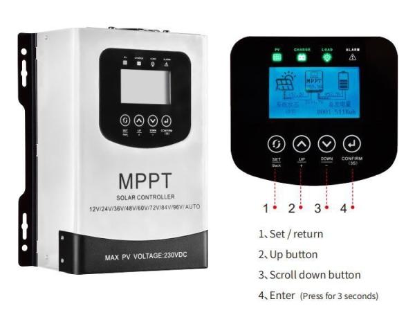 13800W 60A MPPT Solar Controller For 12V 24V 36V 48V 60V 72V 84V 96V Inverter System