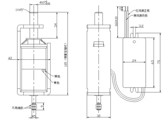 10 код 8505909090 HS клапана соленоида mm DC12V открытый