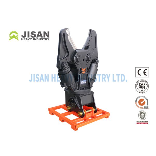 Excavator Metal Shears With 360 Degree Hydraulic Rotation And Replaceable Blade For Demolition And Recycling Operations