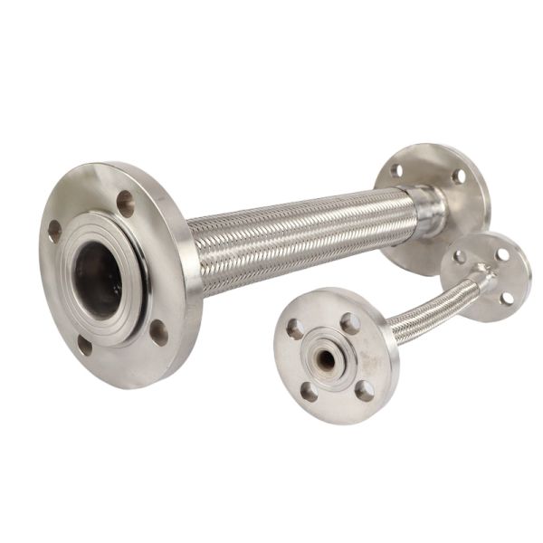 Нержавеющая сталь проволока Металлический плетеный гибкий шланг Фланцевый соединитель стиль