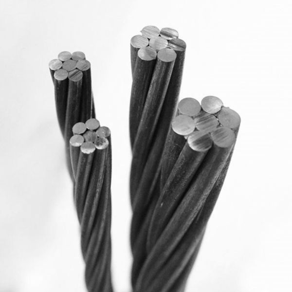 Q195/Q235 Non-Alloy High Strength Coated Galvanized Stainless Steel Wire Rope 1.0mm-120mm