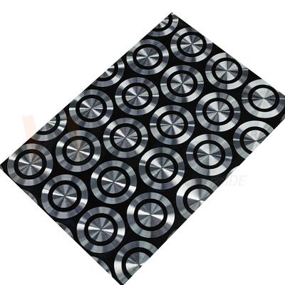 201 304 316 Decorative Stainless Steel Sheet Cold Rolled Black Titanium 3D Laser Polishing