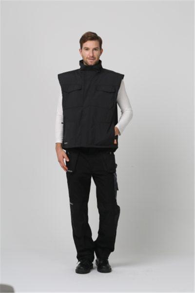 OEM Men's Winter Work Vest , 100% Polyester Mens Winter Vest
