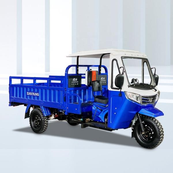 Motor Tricycle Cargo Tricycle in Sri Lanka with Grade Ability ≥25° and 12V Voltage