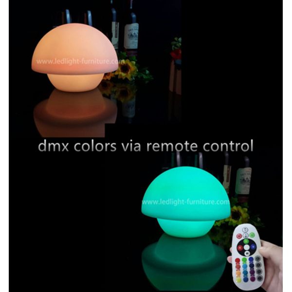 Подгонянные настольные лампы СИД дизайна декоративные, красочная лампа ночи СИД гриба