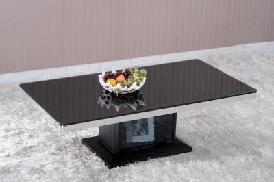 Stainless Steel with Tempered Glass Coffee/Cocktail Table,End Table,Sofa Table,MDF with Ash/Oak/Walnut veneer