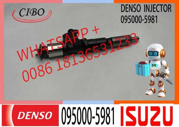 Injetor de combustível comum 095000-5981 8-97603099-1 para motor HI-ON 6WF1 6UZ1 0950005981 8976030991