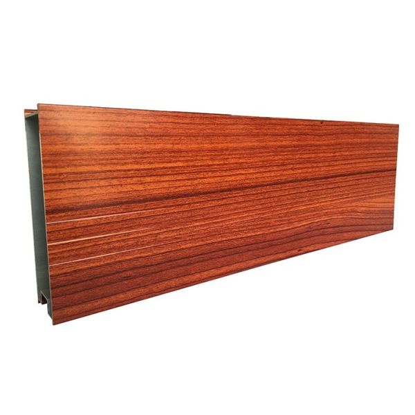 Aluminium 6063 T6/T5 Wood Grain Finish Extruded Aluminum Profiles For Building Material