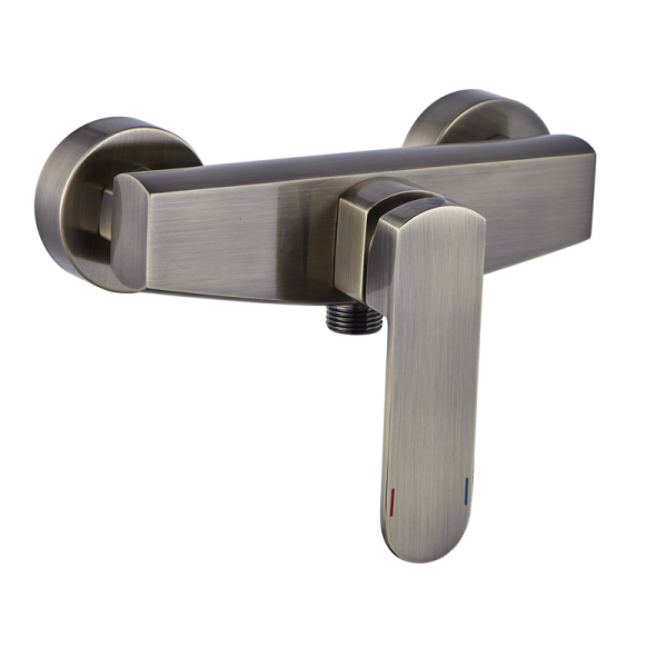 Brass Wall Mounted Shower Mixer With Many Kinds of Finish T9364A