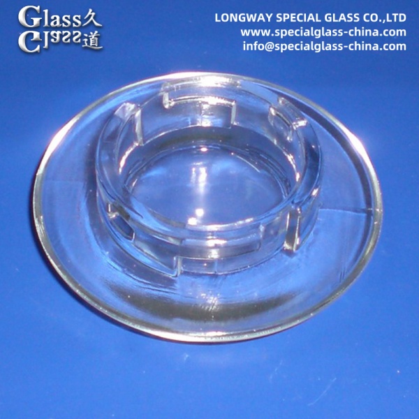 Transparent Pressed Glass Cover Lens For Led Light Lamp Lens Anti Scratch