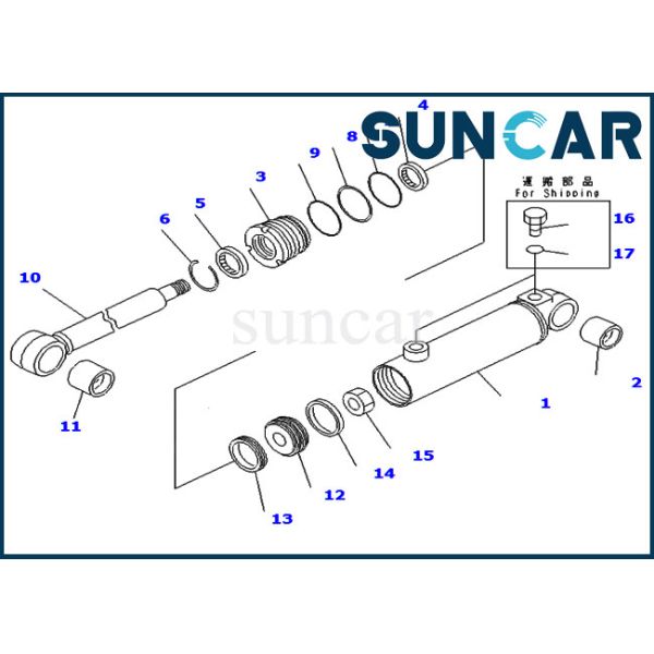 Replacement Seal 7079812460 Hydraulic Repair Seal Kits Fits D155A-2 Bulldozer Komatsu