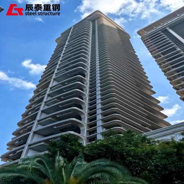 Ct Large Span High Rise Steel Structure Building Prefabricated Customizable