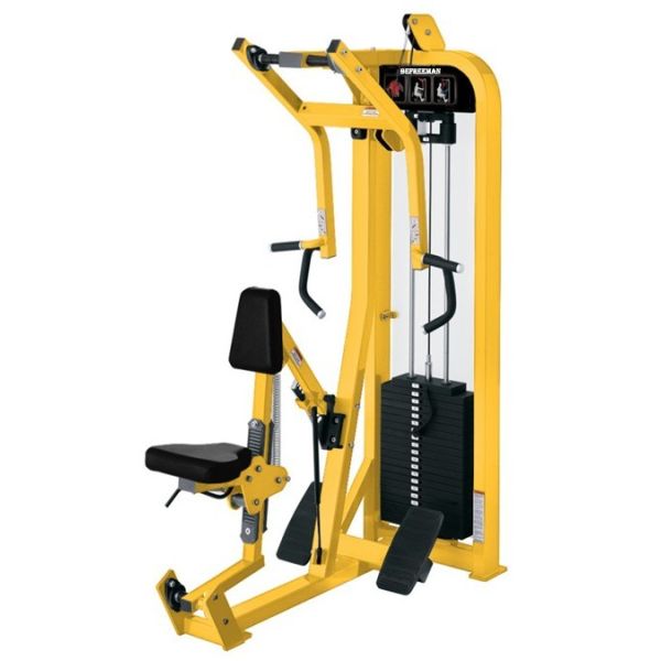 235kg Weight Stack Seated Row Machine Two Layer Electrostatic Powder Coating Gym Equipment