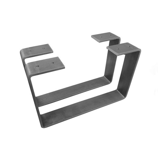 Промышленные стальные кофейные столовые ножки с окраской и треугольной структурой скоб