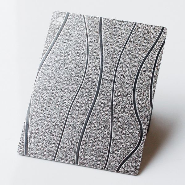 AISI 304 316 Decorative Metal Panels Textured Finish Embossed Stainless Steel Sheet