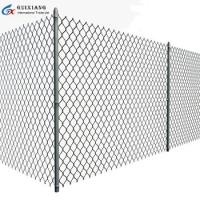 Temporary Fencing Panels Chain Link Fence Factory Directly Supply Outdoor Construction Galvanized Chain Link Fence