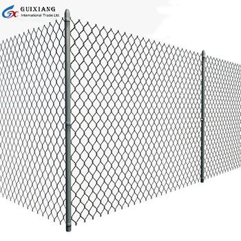 Temporary Fencing Panels Chain Link Fence Factory Directly Supply Outdoor Construction Galvanized Chain Link Fence