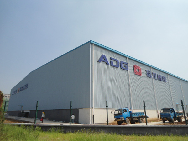 Customized Large Span Steel Buildings Workshop , Prefab Steel Frame Buildings