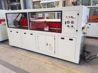 Machine de fabrication de cadres de fenêtres et de portes en UPVC WPC ligne d'extrusion de profilés en PVC AC moteur extrudeuse en plastique construction en plastique PVC / UPVC profilé