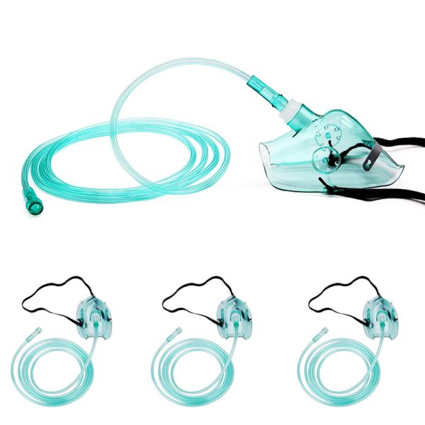 Medical Supplies Disposable Pvc Oxygen Mask Adjustable Oxygen Gas Mask For Adults And Children