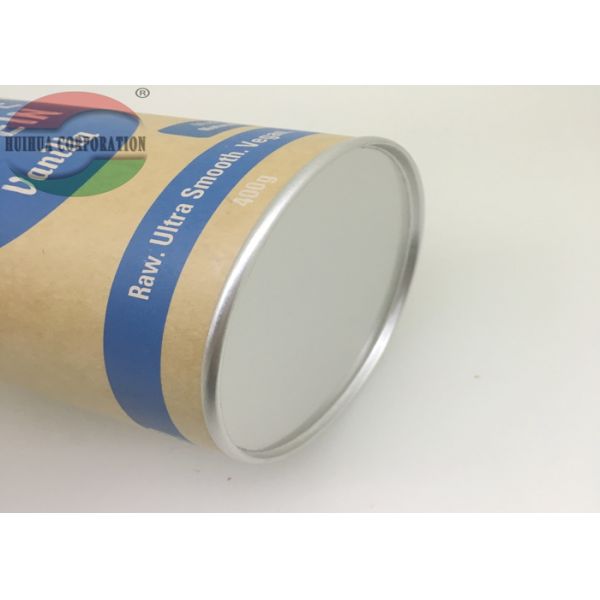 Трубка олова Суперфоодс Муэсли бумаги упаковывая с крышкой рычага Пенни