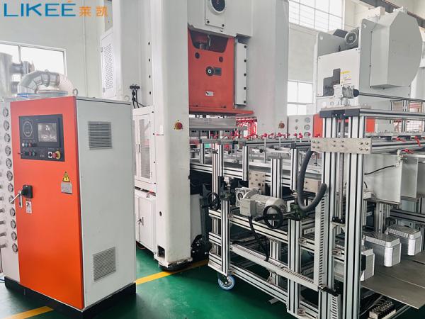 26KW 搭載 パワー PLC制御システム付き アルミホイルシートポップアウトマシン