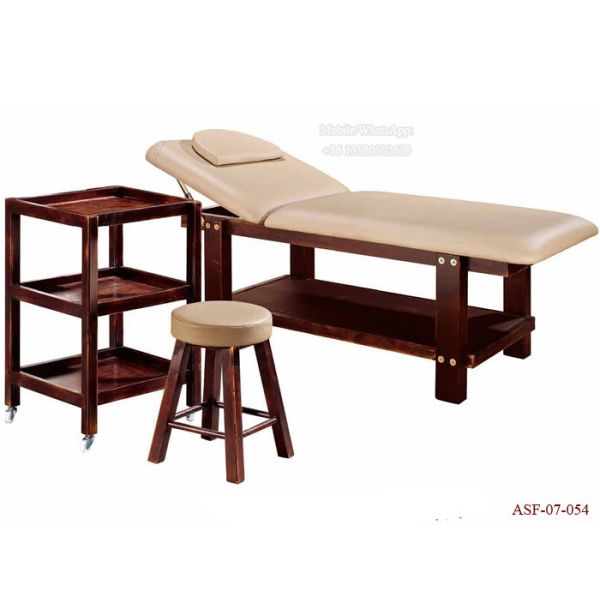 ASF-07-054 Professional Beauty Salon Furniture Wooden Massage Table Bed Supplier