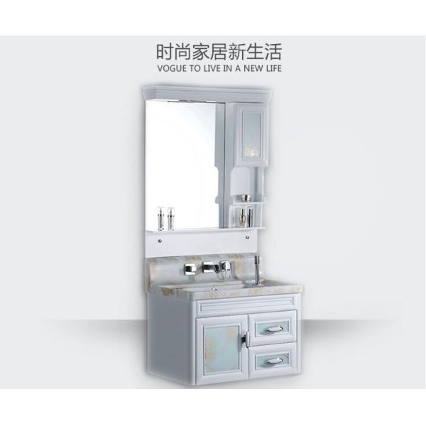 80 X48/cm PVC bathroom cabinet / wall cabinet / hung cabinet / white color for bathroom