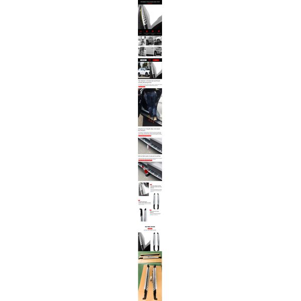 OE Style Hyundai Palisade Side Steps Running Boards No Deformation