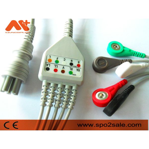 Монитор Colin BP-88S BP-S510 M9500 терпеливый привязывает кабель Pin Ecg 6