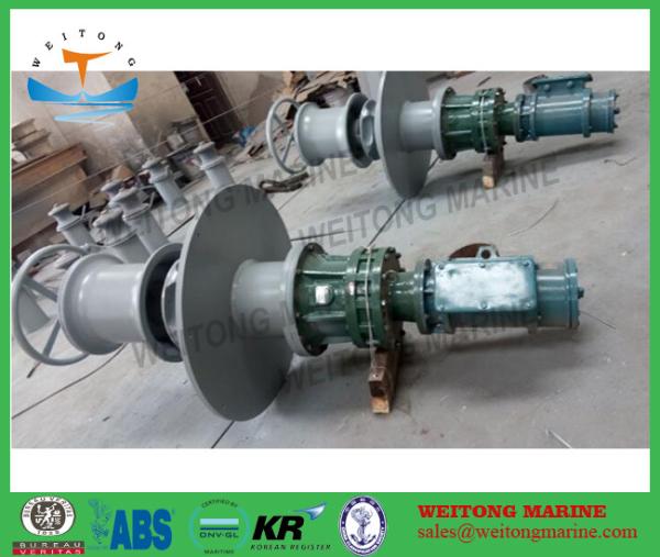 Vertical Steel Marine Capstan Winch Length Measuring Device For Anchoring