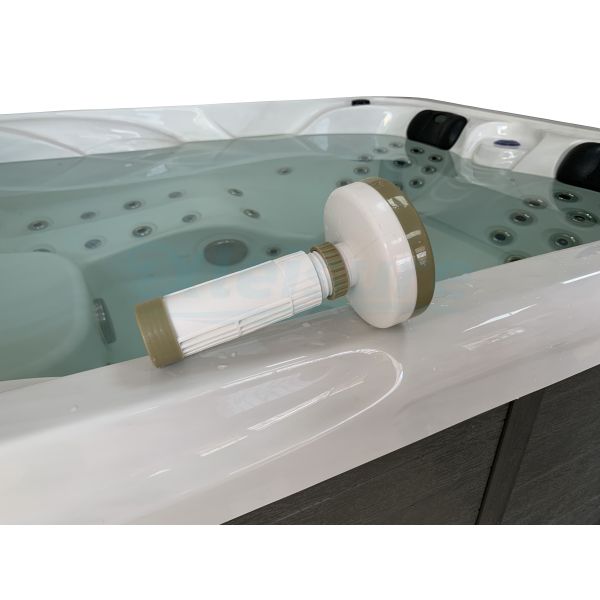 5 inch Floating Chlorine Tablets Dispenser Chlorine Dispenser Large Adjustable Chemical Dispenser for Swimming Pool Spa